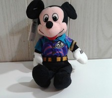 Disney Quest Mickey Mouse Navigator 9" Bean Bag Toy With Tags