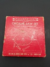 VINTAGE CRAFTSMAN CIRCULAR SAW SET 9-3530