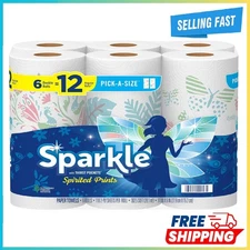 Sparkle Pick-A-Size Paper Towel - 6 Double Rolls