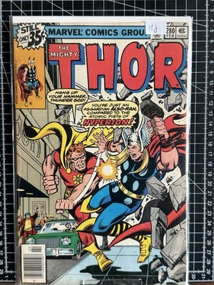 The Mighty Thor #280 Newstand Mark Jewelers Variante Marvel Comics