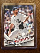 2017 Topps Baseball #159 League Leaders Justin Verlander NM-Mint