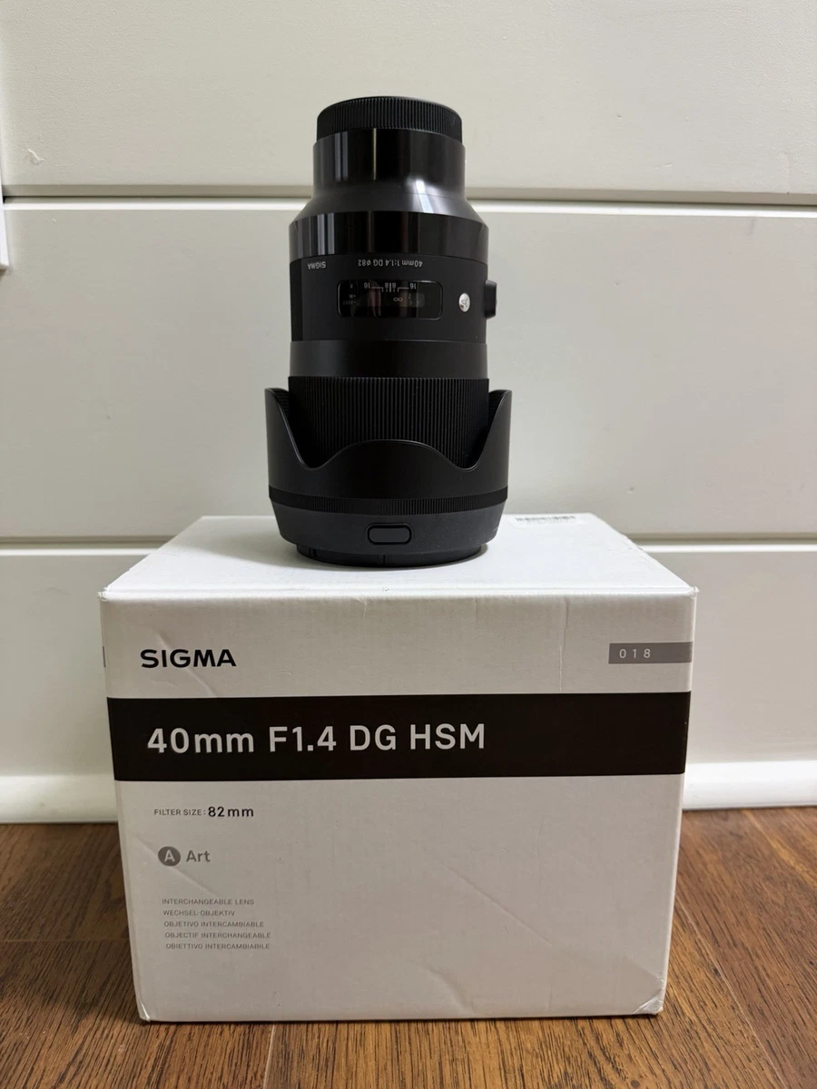 Sigma f/1.4 Lenses 40mm Focal for sale - eBay