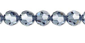 6-Denim-Blue-Swarovski-Crystal-5000-Faceted-Round-Beads-8MM