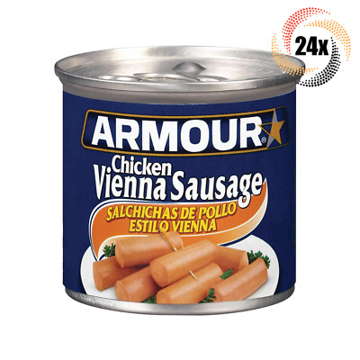 24x Cans Armour Star Chicken Flavor Vienna Sausages | 4.6oz | Fast Shipping!