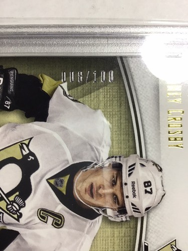 2013-14 Panini SIDNEY CROSBY Rookie Anthology - Gold 008/100 PSA 9 POP 1 - Picture 3 of 3
