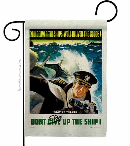 Don't Slow Up Garten Flagge Dienst Streitkräfte Deko Geschenk Hof Haus Banner - Bild 2 von 17