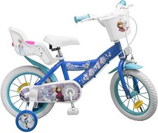 Bicicletta 14 Pollici Bici Frozen per Bambina con Rotelle Bici  4 5 6 anni