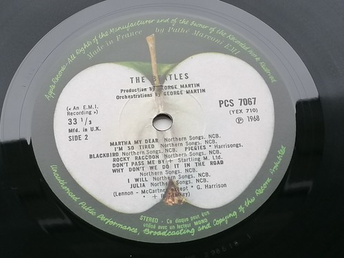 THE BEATLES 1973 UK / FRANCE EXPORT WHITE ALBUM MADE IN FRANCE - Picture 13 of 23