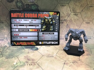 BattleTech Battle Cobra Medium Mech (CGL New Sculpt)