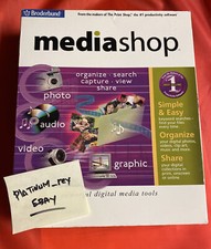 Broderbund MediaShop software