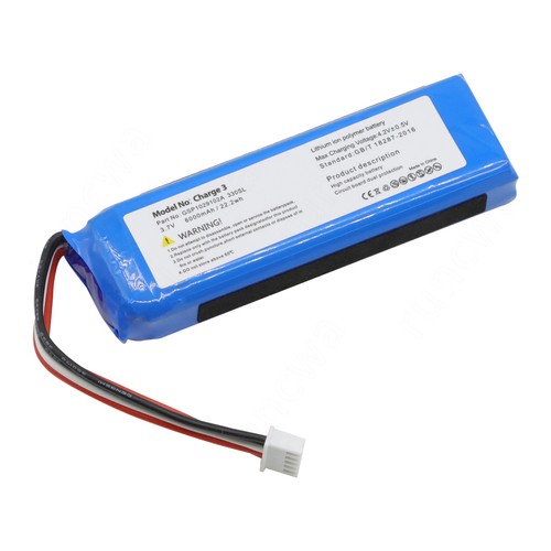 Replacement Battery For JBL Charge 3 Part Number GSP1029102A CS-JML330SL Speaker - Afbeelding 4 van 7