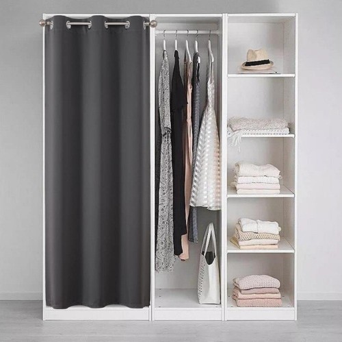132x203CM Tür Thermovorhang Türvorhang Ösen Blickdicht Thermo Gardinen DE - Bild 7 von 29