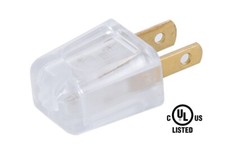 CLEAR Quick-connect Plug Polarized for SPT-1 wire LAMP PART