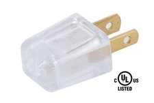 CLEAR Quick-connect Plug Polarized for SPT-1 wire LAMP PART