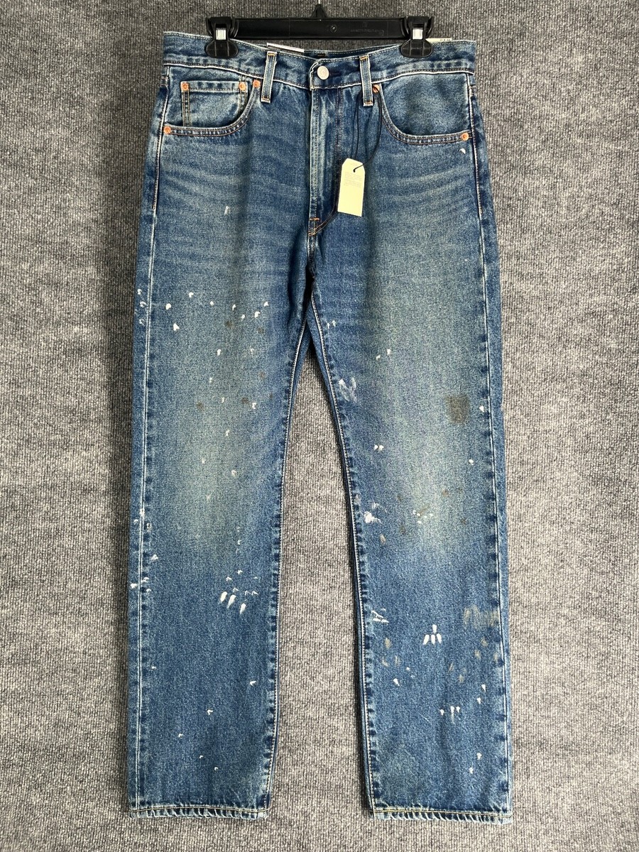 Levi's 1961 551 Z Jeans Men's 31x32 Blue Denim Relaxed Distressed