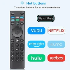 Vizio Smart TV Replaced Remote Control for V505M-K09, V555M-K01, V755M-K03