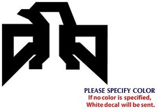 BIRDS Metal Music Rock Graphic Die Cut decal sticker Car Truck Boat Window 10"