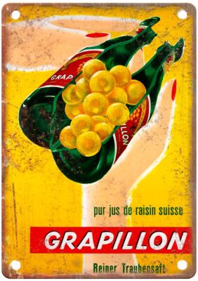 1950 Vintage Liquor Poster Retro Look Reproduction Metal Sign E1346