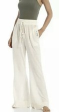 Free People Cozy Cool Girl Lounge Pants Ivory size M C1