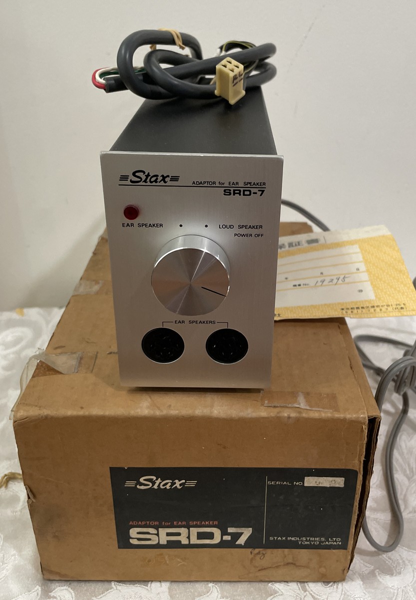 Stax SRD-7 driver for Stax Headphones With Box | eBay