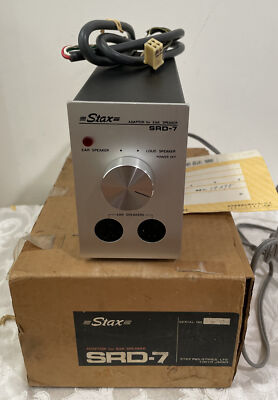 Stax　SR-X MK-3 ヘッドフォンとSRD-7 アダプター Stax SR-X MK3 Vintage Headphones and SRD-7 Amp