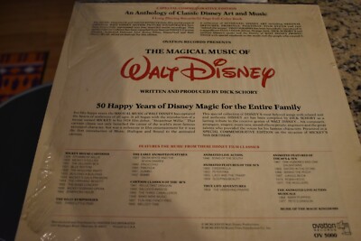 MAGICAL MUSIC OF WALT DISNEY RECORD 50 YEARS OF ORIGINAL