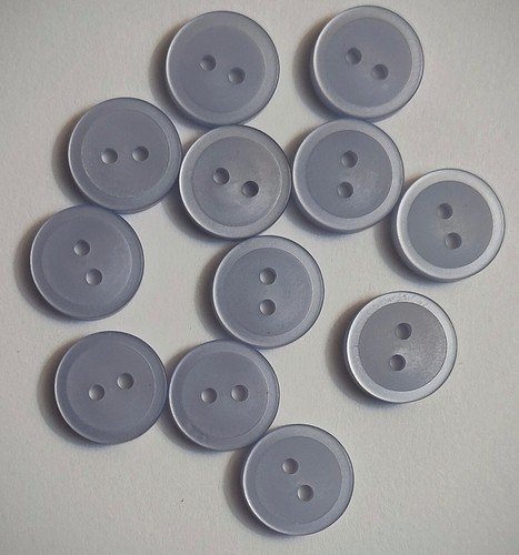 5/8 " 2-Hole Light Blue Craft/Clothing Buttons