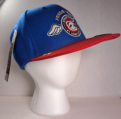 NWT Panda House Space Travel Snapback Hat Cap Blue Red Express I