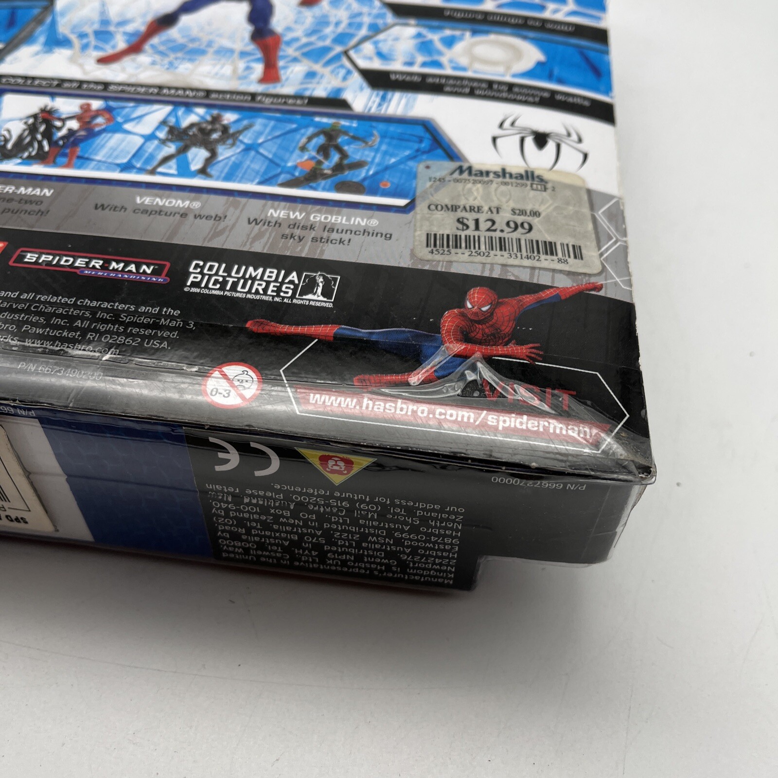 New Sealed Spiderman 3 Peter Parker Venom Dual Pack Rare Hasbro Figure Toy 2007