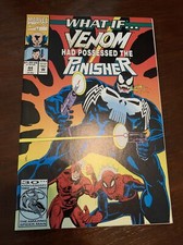WHAT IF #44 VENOM Possessed PUNISHER Vol 2 Marvel Comics 1992