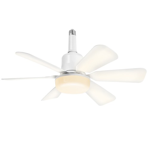 20.9" 6-Blade LED Ceiling Fan with Light, Flush Mount Kit, Remote Control - Picture 10 of 11