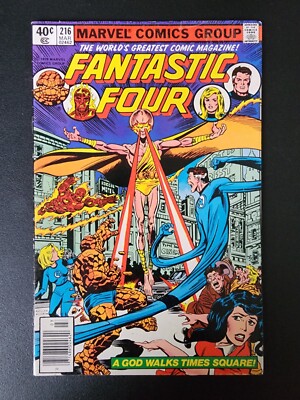 Marvel Comics Fantastic Four #216 March 1980 John Bryne Art (b)