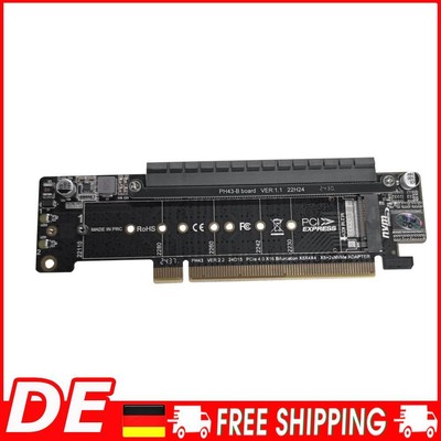 PCIe X16 bis X8+X4+X4 Erweiterungs-Riser-Karte, erweiterte Karte, PCIE4.0 M.2 PC