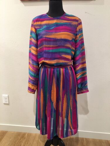 Vintage La Petit Multicolor Dress - image 1
