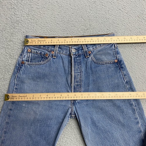 VINTAGE Levis 501xx Jeans Mens (Fits 27x36 (Tag 29x36) USA Made Medium Wash 90s - Picture 8 of 16