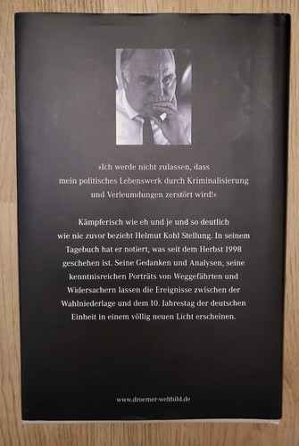 SIGNIERTES Buch Helmut Kohl "Mein Tagebuch 1998-2000" - Bild 2 von 3