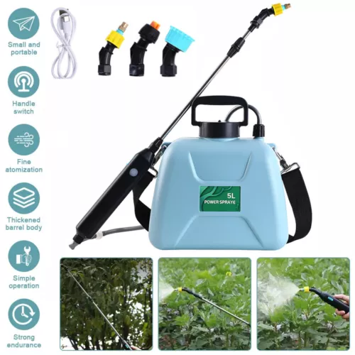 5L 8L Electric Knapsack Pressure Sprayer Garden Lawn Cordless Weed Killer Crops - Bild 19 von 22