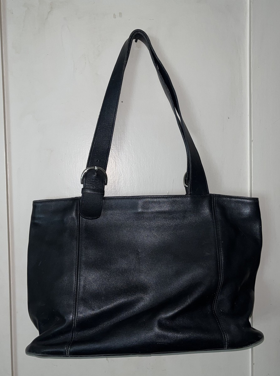 Vintage Coach* Black Soho Zip XL Leather Tote Bag Purse Vintage Coach* Black Soho Zip XL Leather Tote Bag Purse
