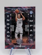 2020-21 ILLUSIONS INSTANT IMPACT #12 DESMOND BANE MEMPHIS GRIZZLIES BASKETBALL