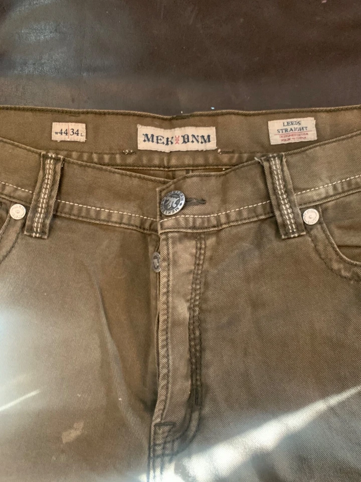 MEK DNM Brown denim jeans Leeds Straight 44W 34L - Image 4 of 4