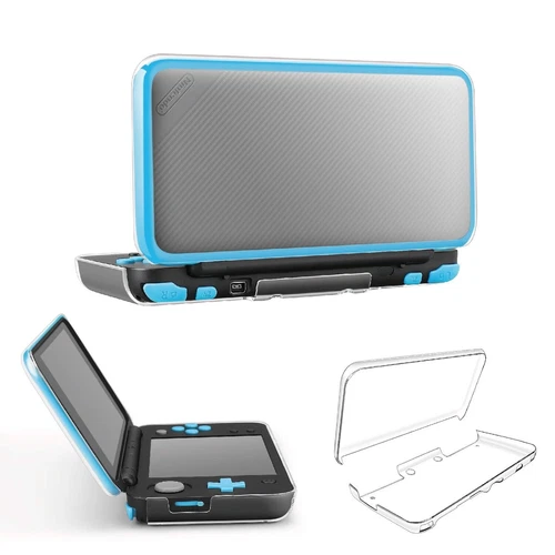 For New Nintendo 2DS XL Clear Crystal Hard Shell Protective Skin Case Cover - Picture 8 of 12