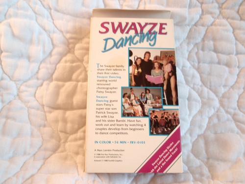 SWAYZE DANCING VHS PATRICK PATSY LISA NIEMI DANCE COMPETITION INSTRUCTIONAL AVON - Picture 2 of 8
