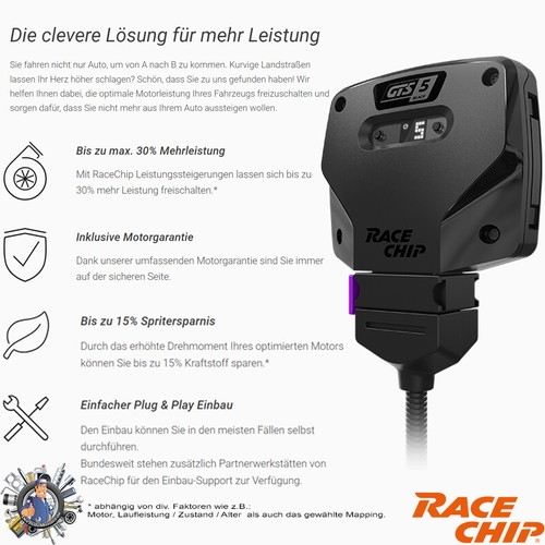 RaceChip GTS Black5 Chiptuning für Volvo V70 (SW, P26) (1999-2008) 2.4 D5 185PS - Bild 5 von 16