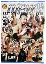 2016 NJPW BOSJ 23 Program Liger Young Bucks Will Ospreay Ricochet AEW Wrestling