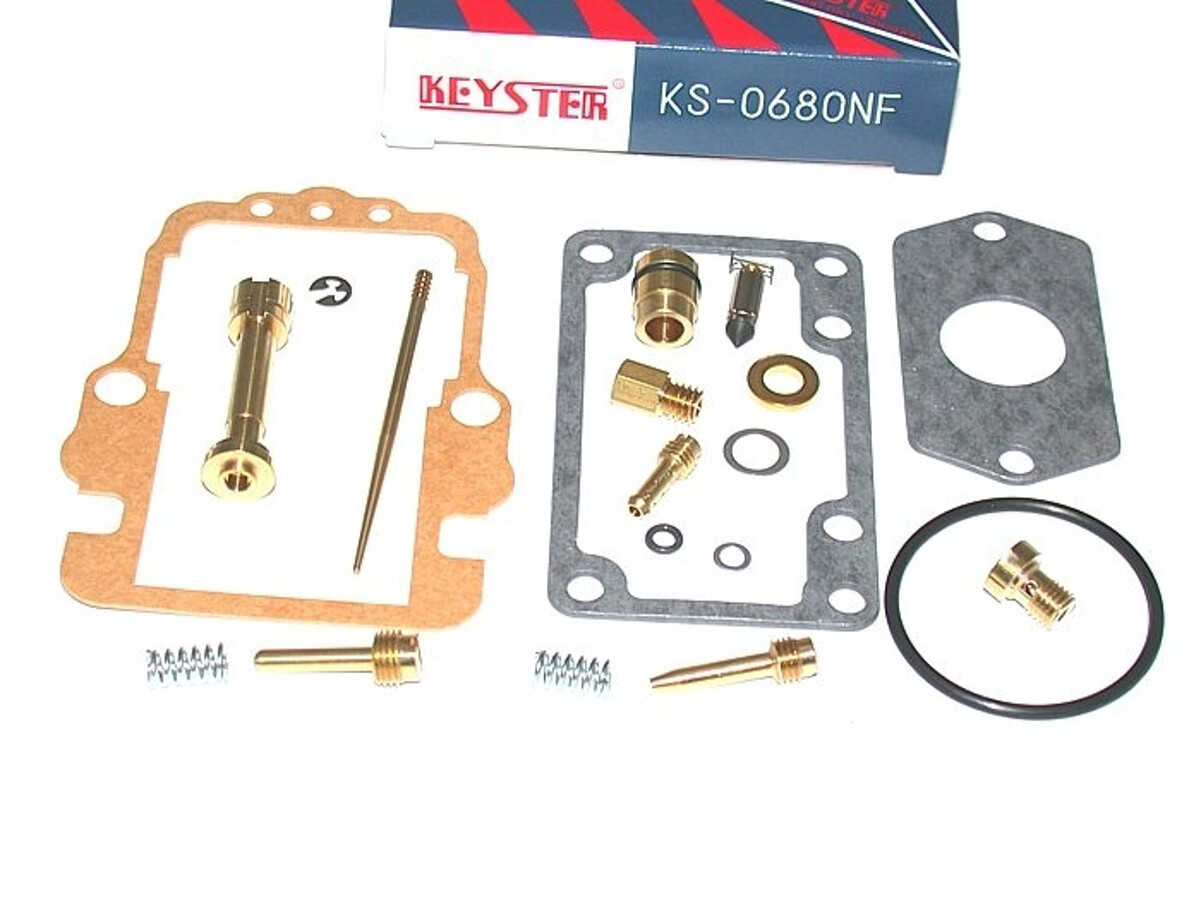 Keyster carburetor repair kit, RG500 gamma, front and rear, 2 kits each