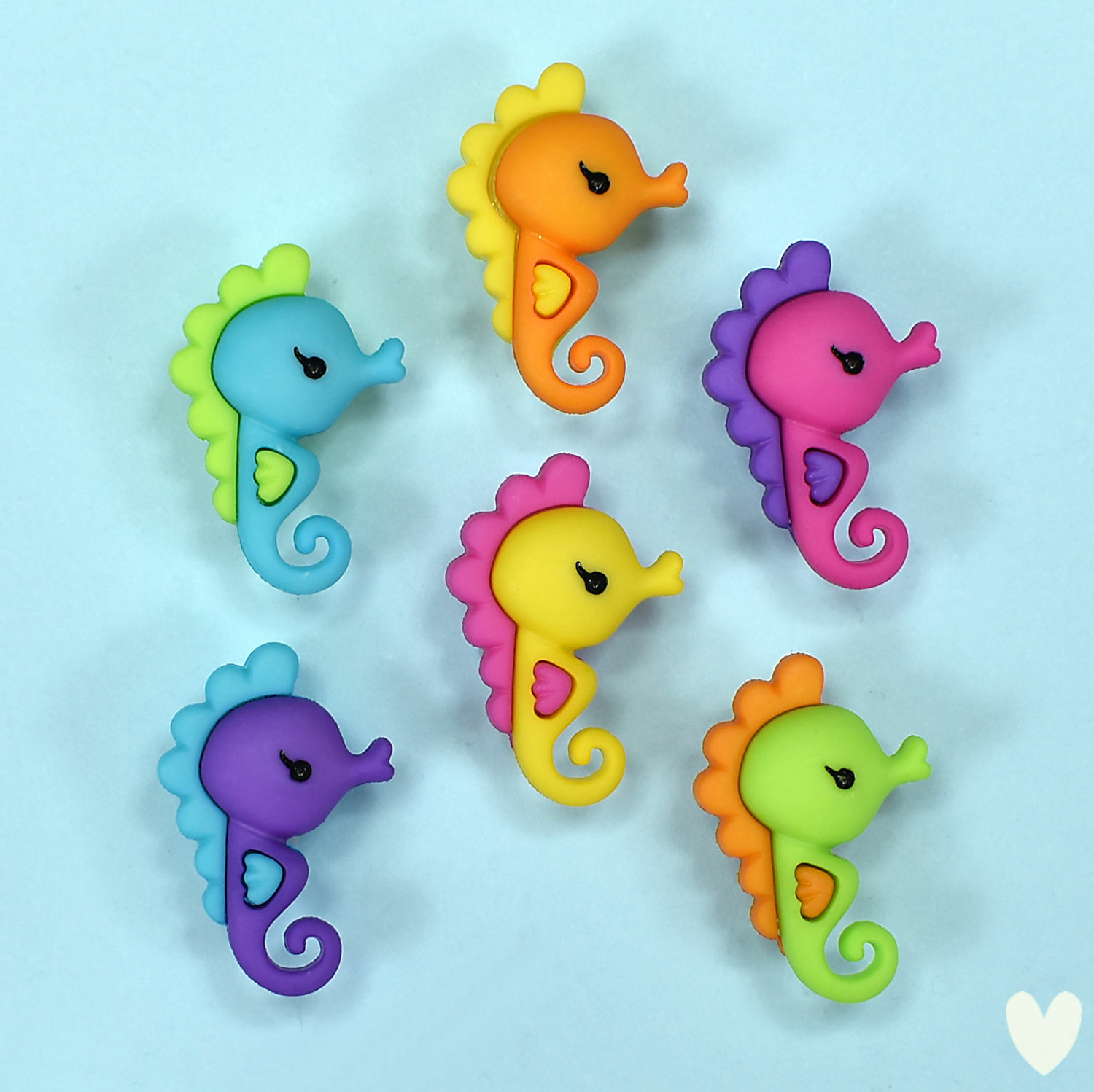 DRESS IT UP Buttons Under the Sea 11392 - Fish Sea Life Seahorse Turtle Ocean
