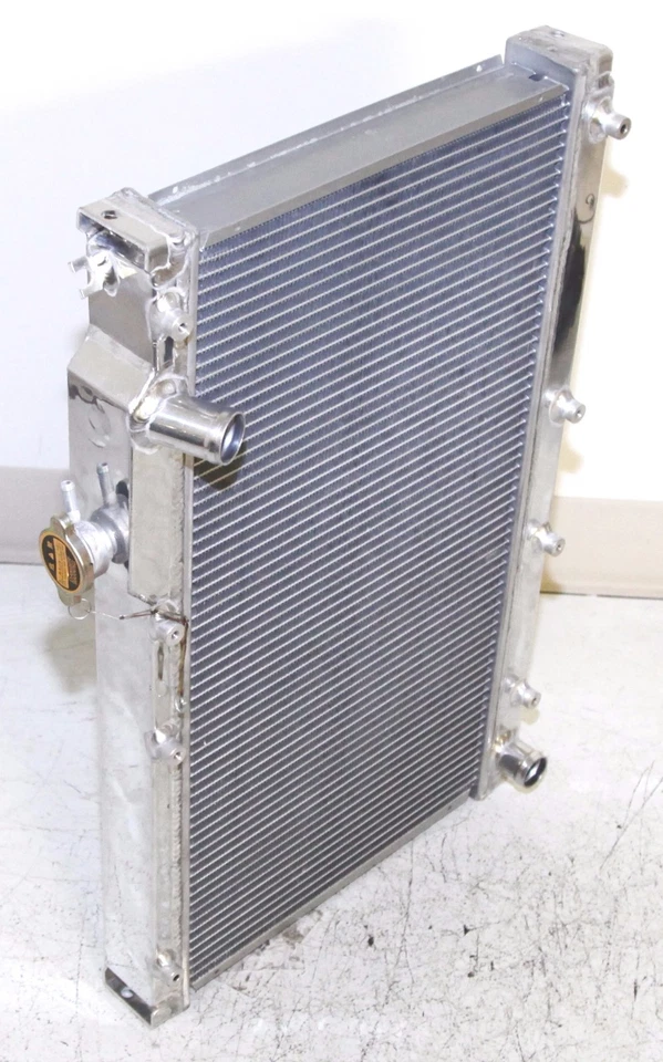 RADIADOR de carreras de doble rendimiento de 2" + ventilador de 12" + cubierta para Mazda Miata MT 90-97 Foto 3 de 4