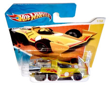 ✅  Hot Wheels DANICAR six wheeler von 2011 in OVP * IndyCar gelb * MOC