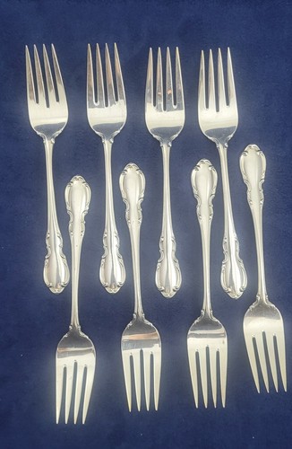 Legato by Towle Sterling Silver Flatware Service For 8 Set (1962) w case - Picture 7 of 19