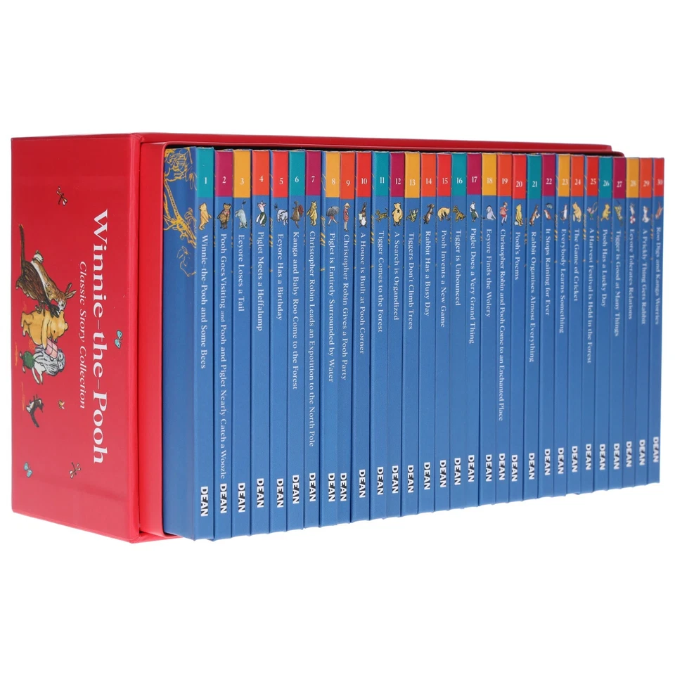 Winnie The Pooh illustrated Classic Story: 30 Books Box Set - Ages 5-9 - HB - Image 4 of 4